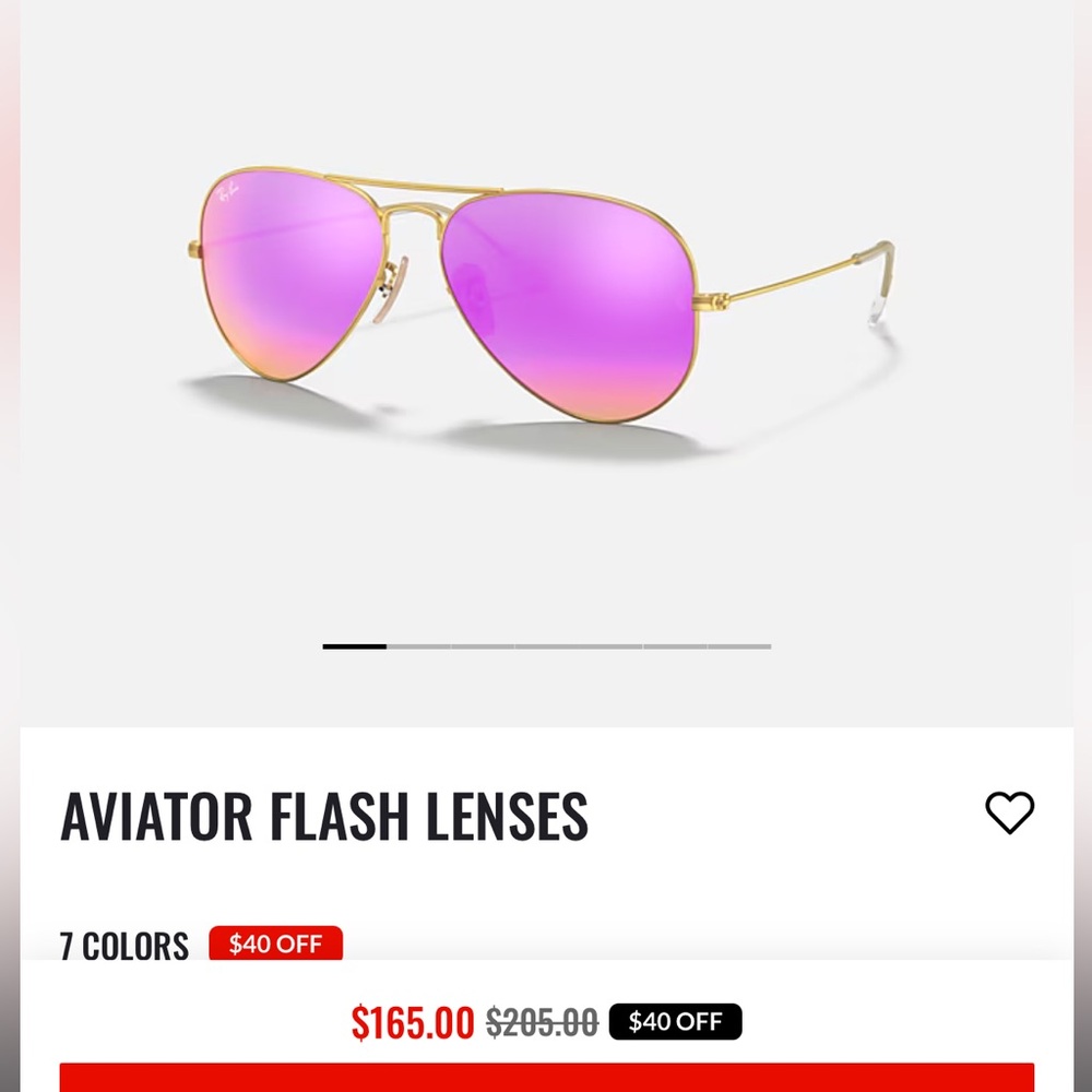 Aviator sunglasses